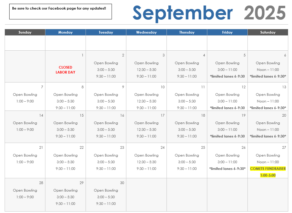 september calendar
